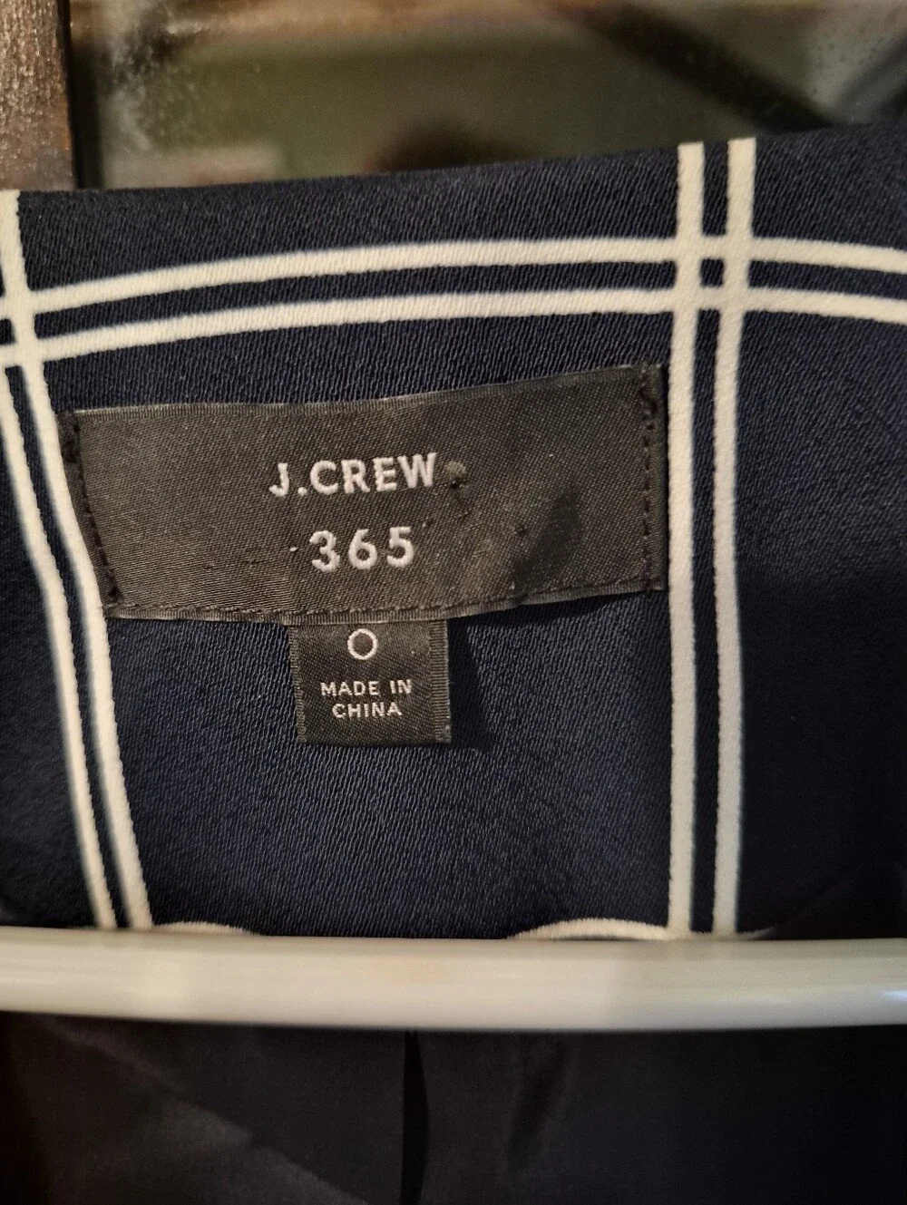 J. Crew 365 French Girl Windowpane Crepe Blazer - 0.        G9